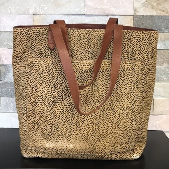 MADEWELL Genuine Calf Hair Med.Transport Tote(8) - Picture 4 of 12